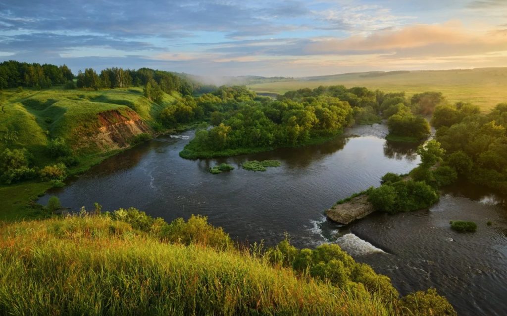 река Красивая Меча в Тульской области